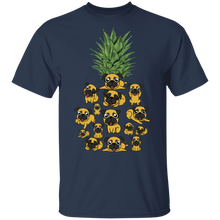 Load image into Gallery viewer, Pineapple Pug Lover T-Shirt G500 5.3 oz. T-Shirt
