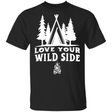 Load image into Gallery viewer, Love Your Wild Side Camping Lover T Shirt G500 5.3 oz. T-Shirt
