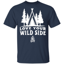 Load image into Gallery viewer, Love Your Wild Side Camping Lover T Shirt G500 5.3 oz. T-Shirt
