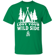 Load image into Gallery viewer, Love Your Wild Side Camping Lover T Shirt G500 5.3 oz. T-Shirt
